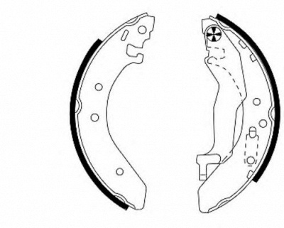 HELLA PAGID 8db355001321 -  Комплект тормозных колодок